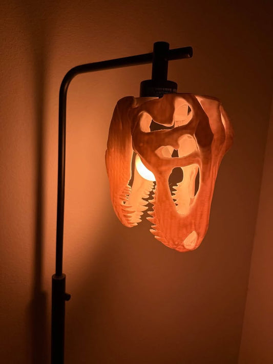 T-Rex Skull Lamp